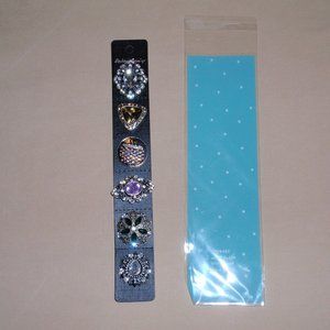 B1G1 FREE SALE Lot of 6 18mm Snaps Large Crystal